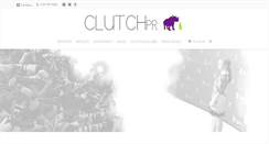 Desktop Screenshot of clutchpr.com